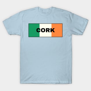 Cork City in Irish Flag T-Shirt